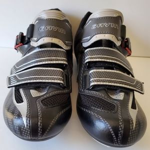 Gavin Road Bike Mesh Cycling Shoes Size 46 Euro - 9.5 W / 8M (US) w/Cleats - EUC
